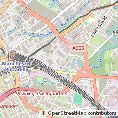 Map of Manchester