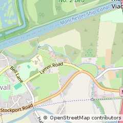 Map of Warrington, Cheshire