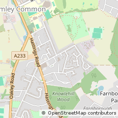 Map of Bromley, Kent