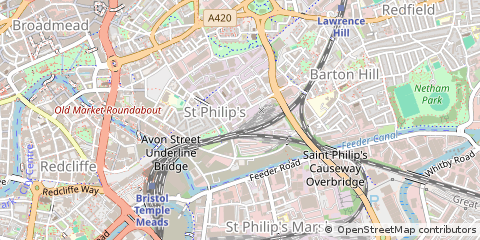 Map of Bristol, Avon