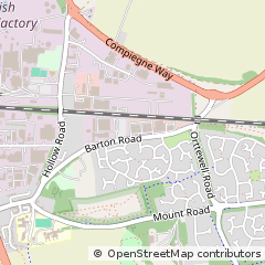Map of Bury ST. Edmunds, Suffolk