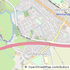 Map of Wokingham, Berkshire