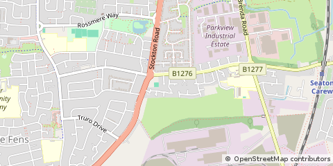 Map of Hartlepool, Cleveland