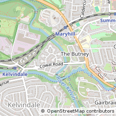 Map of Glasgow