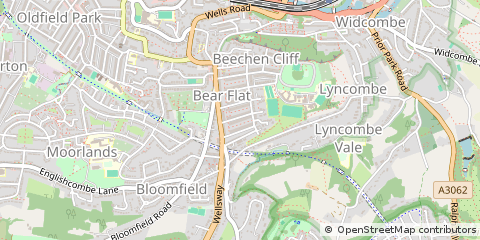Map of Bath