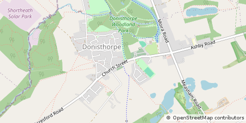 Map of Swadlincote