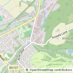Map of Holmfirth, West Yorkshire