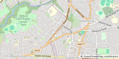Map of Bristol