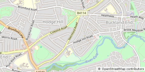 Map of Birmingham