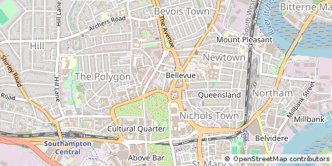 Map of Southampton