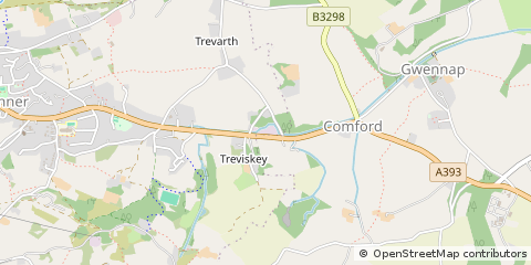 Map of Redruth