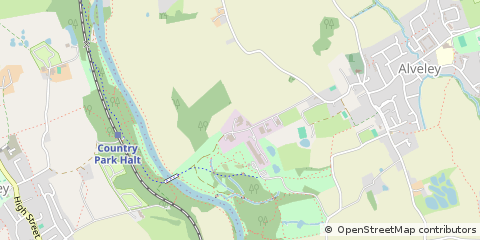 Map of NR Bridgnorth, Shropshire