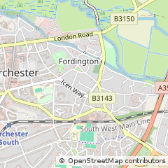 Map of Dorchester, Dorset