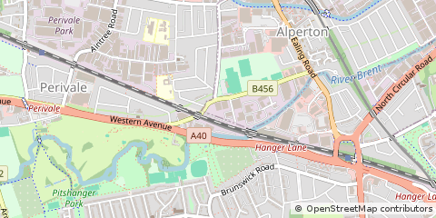Map of Wembley, Middlesex
