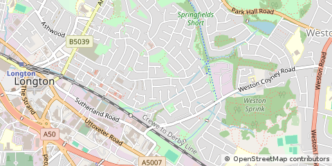 Map of Stoke-on-Trent