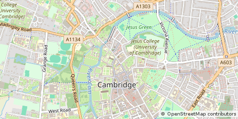 Map of Cambridge