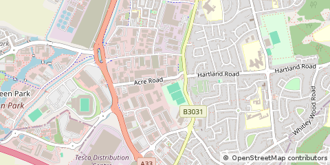 Map of Reading, Berkshire