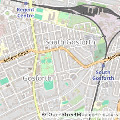 Map of Newcastle Upon Tyne, Tyne & Wear