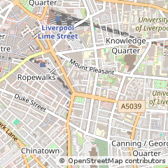 Map of Liverpool