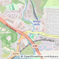 Map of Plymouth, Devon