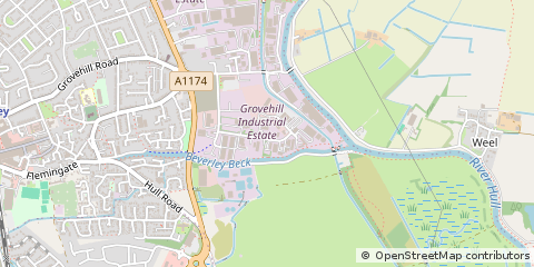 Map of Beverley, E. Yorks