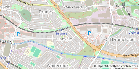 Map of Clydebank, West Dunbartonshire