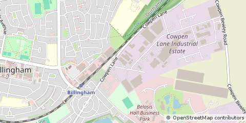 Map of Billingham