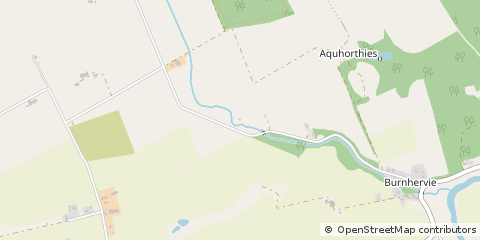 Map of Inverurie, Aberdeenshire