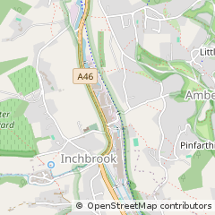 Map of Stroud, Gloucestershire