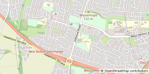 Map of Newcastle Upon Tyne, Tyne & Wear