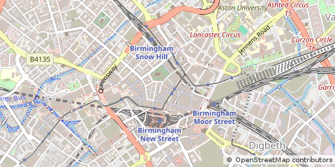 Map of Birmingham