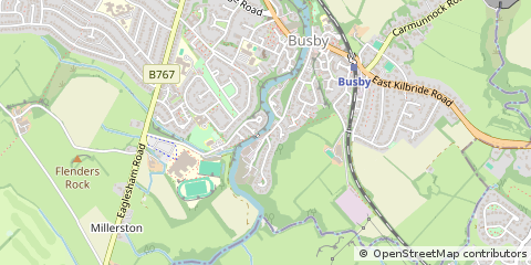 Map of Glasgow