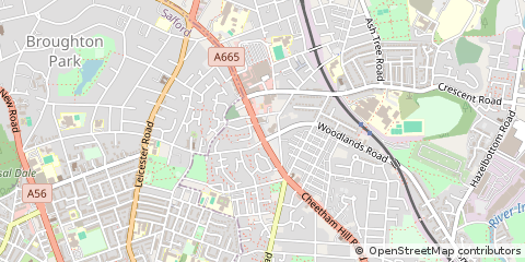 Map of Manchester