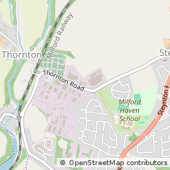 Map of Milford Haven, Pembrokeshire