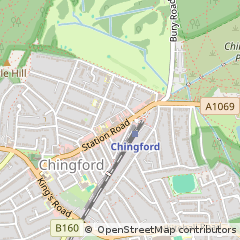 Map of Chingford