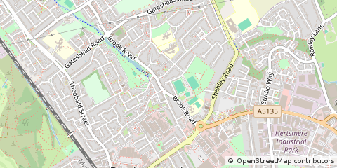 Map of Borehamwood