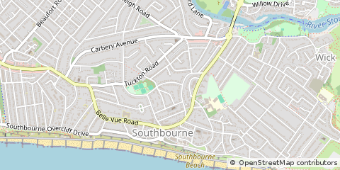 Map of Bournemouth