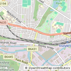 Map of Stalybridge, Cheshire