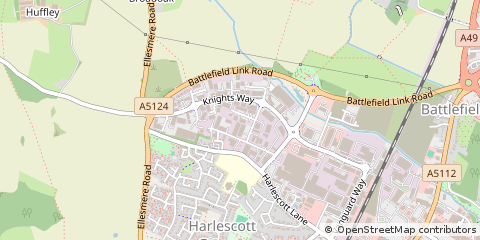 Map of Shrewsbury