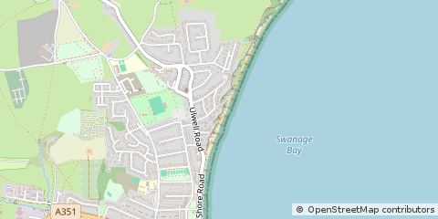 Map of Swanage, Dorset