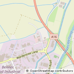 Map of Spalding, Lincolnshire