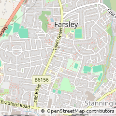 Map of Pudsey, Leeds