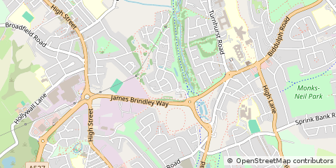 Map of Stoke-on-Trent