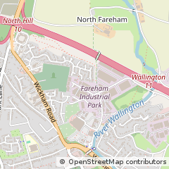 Map of Fareham, Hampshire