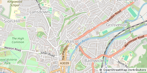 Map of Bath