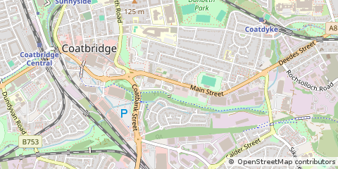 Map of Coatbridge