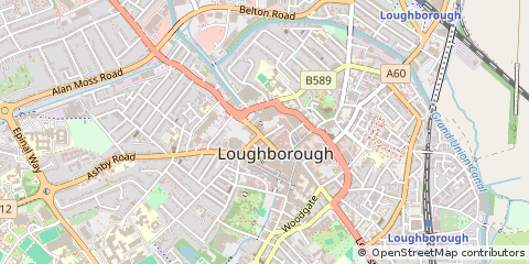 Map of Loughborough