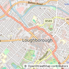 Map of Loughborough