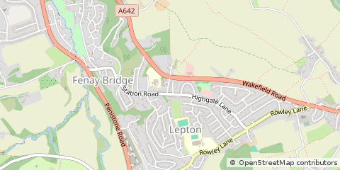Map of Huddersfield