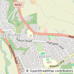 Map of Huddersfield